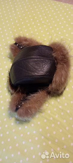 Мужская зимняя шапка ушанка меховая