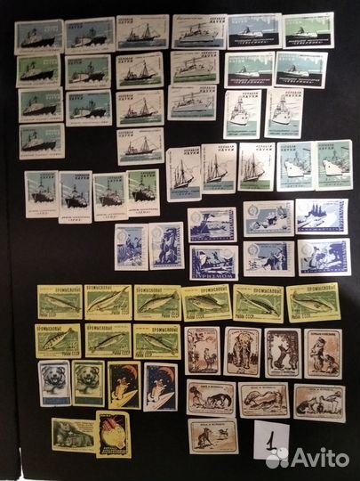 Спичечные этикетки 303 шт. 1959-1960гг