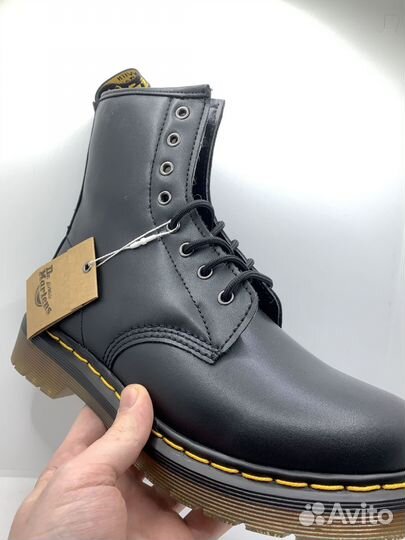 Зимние ботинки dr martens 1460 с мехом