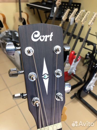 Гитара cort earth 70 массив ели трасакустика
