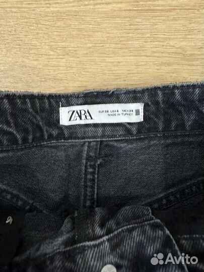 Шорты джинсовые бермуды zara 36 размер