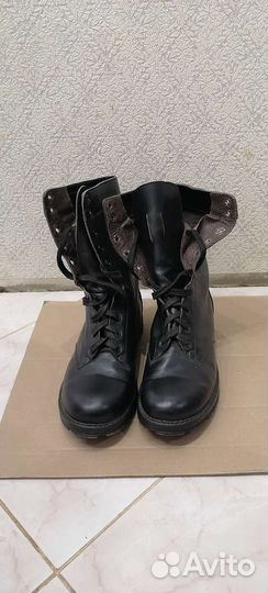 Берцы кожанные