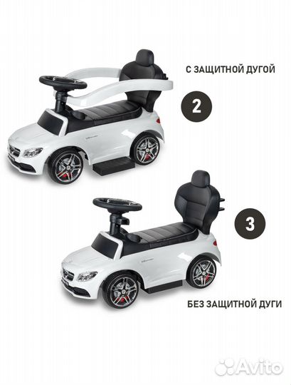 Машинка каталка толокар mercedes