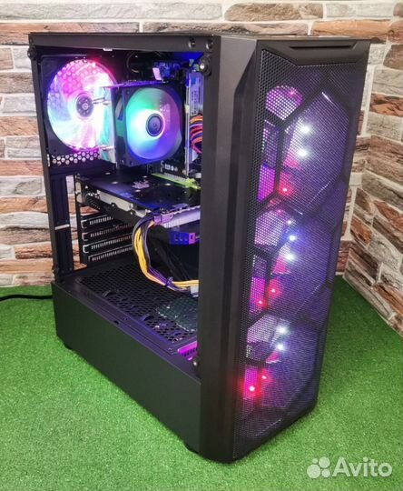 Игровой компьютер Xeon 6 ядер/Rx 580 8Гб/ssd/16ram