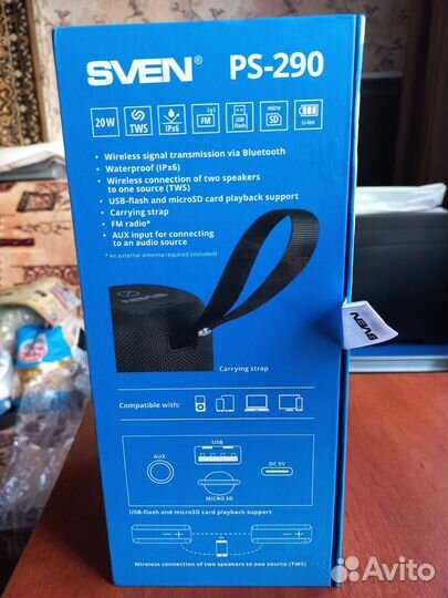 Портативная колонка Sven PS-290