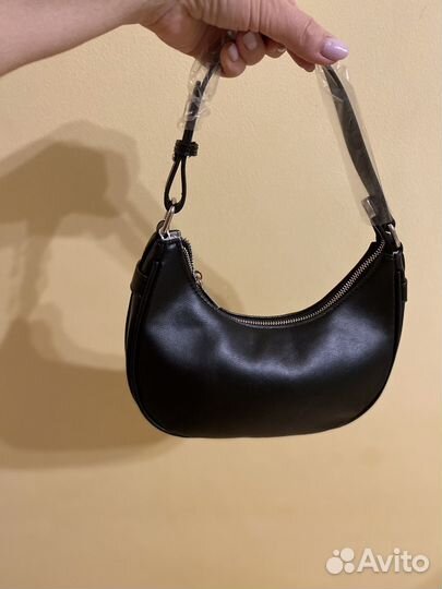 Сумка женская черная багет