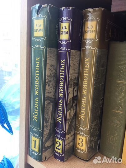 «Жизнь животных» А.Э.Брэм (три тома)