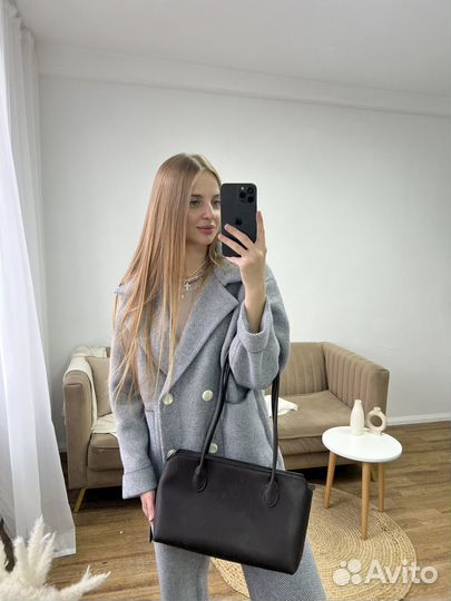 Сумка the row натуральная кожа