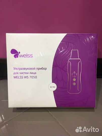 Ультразвуковой прибор для чистки лица Welss новый