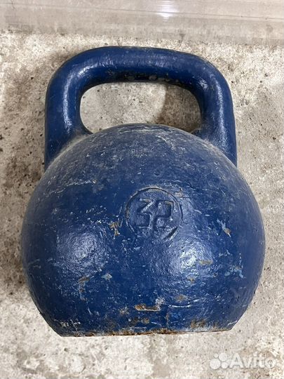 Гиря 32 кг СССР