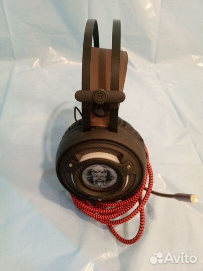 Компьютерная гарнитура Qumo Atlantis, черно-коричн