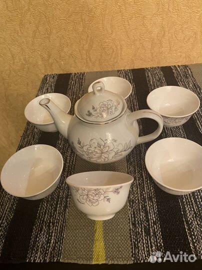 Сервиз чайный фаянс