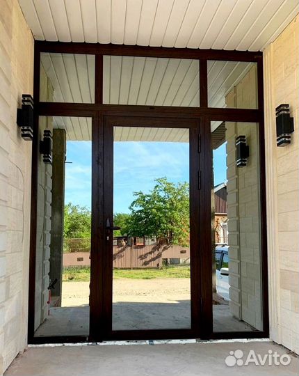 Алюминиевые Двери Входная группа Раздвижные system