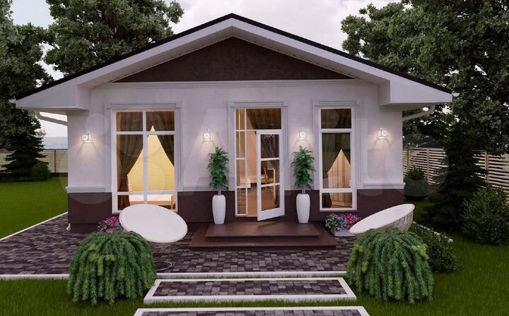 Дом 51 м² на участке 6 сот.