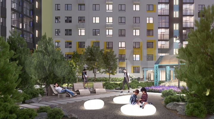 1-к. квартира, 45 м², 3/9 эт.