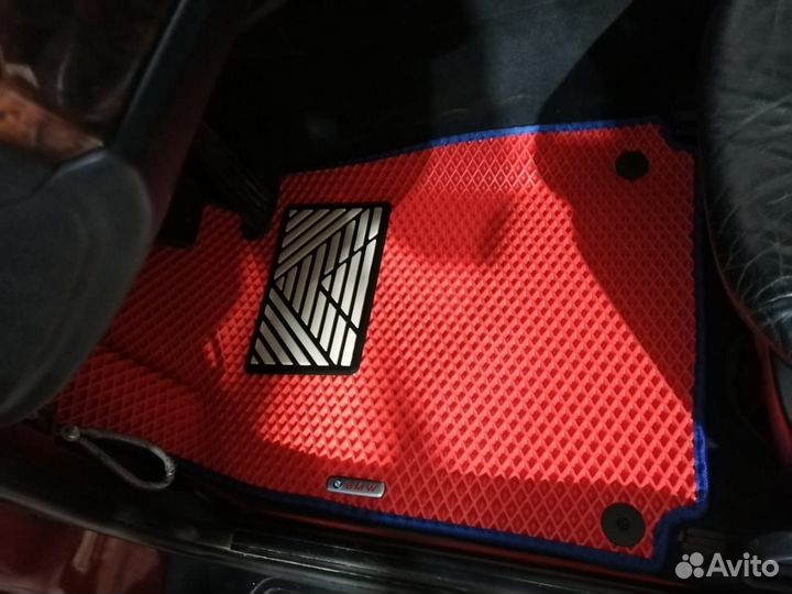 Автоковрики Eva Volkswagen Teramont с бортом Ева