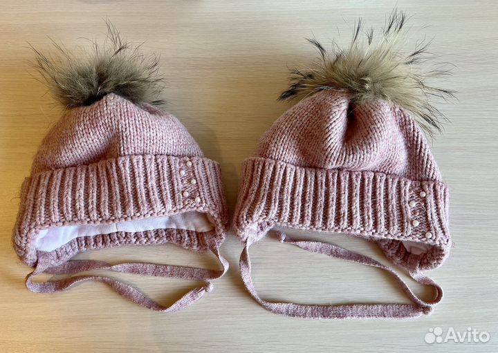 Шапка зимняя для девочки 50 52