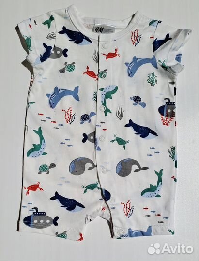 Новые песочники, боди для мальчика H&M