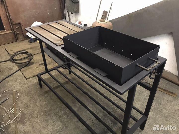 Мангал в стиле лофт