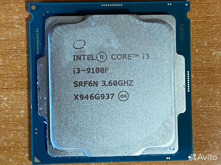 Процессор Intel Core i3 9100f