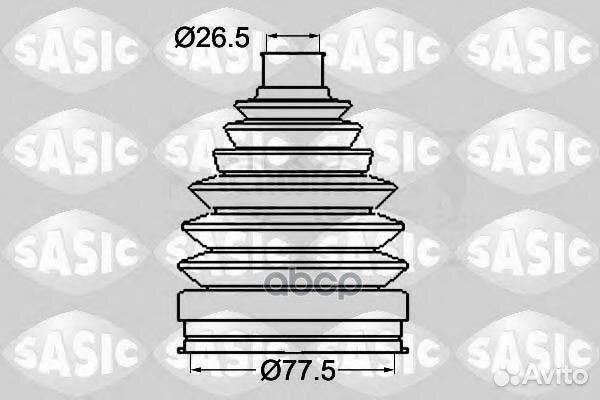 Пыльник шруса renault kangoo 08- внут. 1904038