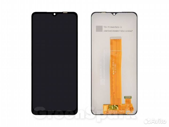 Дисплей для Samsung A022F Galaxy A02 +тач черный