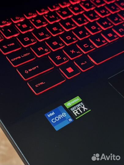 Игровой ноутбук msi RTX 306ядер/144hz/17.3