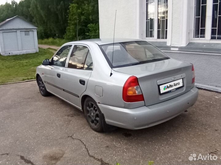 Hyundai Accent 1.5 МТ, 2004, 251 000 км