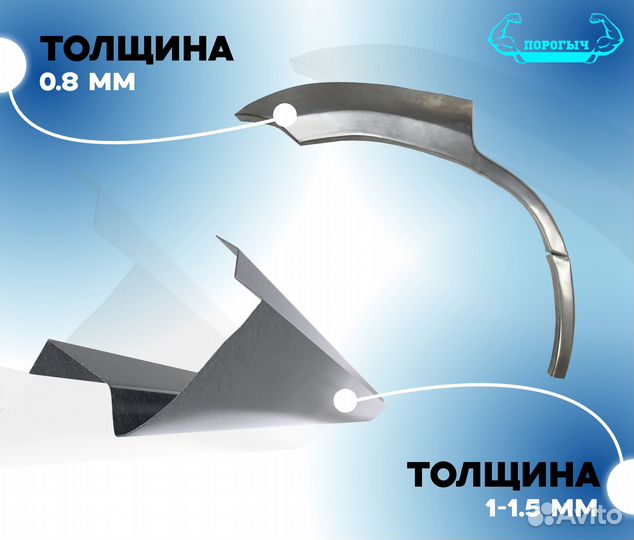 Пороги и арки Skoda Octavia A5 Вязники