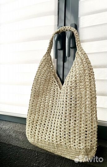 Сумка из рафии