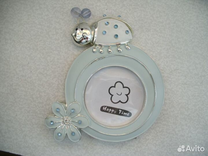 Рамка д/фото жучок 11*12 см новая