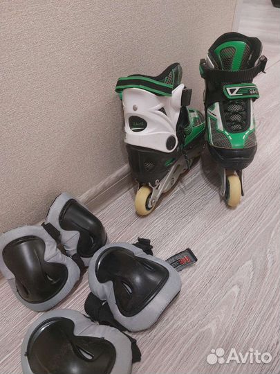 Роликовые коньки детские раздвижные