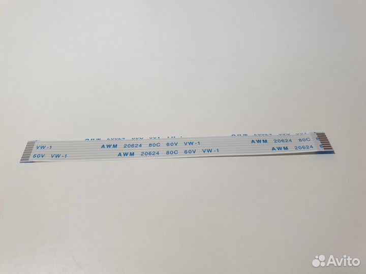 Шлейф 8 pin, 10 см, шаг 1 (прямой)