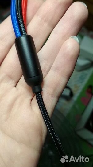 Кабель USB Baseus 3 в 1 для Samsung, iPhone