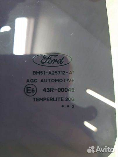 Стекло заднее правое Ford Focus 3 хетчбэк