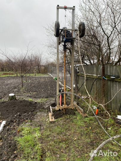 Бурение скважин малогабаритной установкой