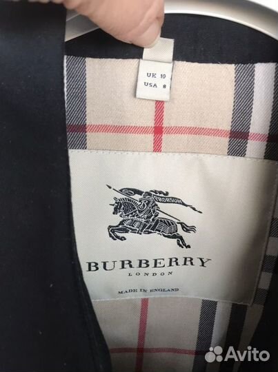 Burberry тренч,UK10,оригинал,Англия,хлопок