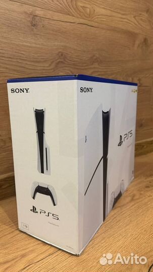 Sony PlayStation 5 Slim 1TB, White, привод