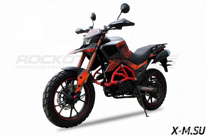 Мотоцикл rockot hound 250 LUX (красный, ЭПТС)