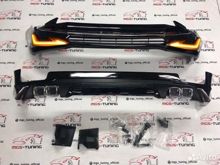 Modellista Toyota Prado 2017+ Black с дхо