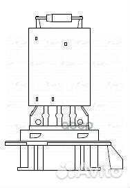 Резистор отопителя Renault Logan (Luzar) renaul
