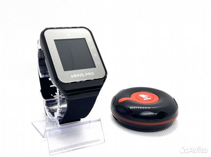 Кнопка вызова официанта персонала Классик и часы