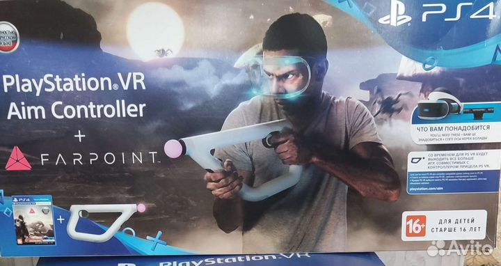 Шлем виртуальной реальности sony vr+контроллер