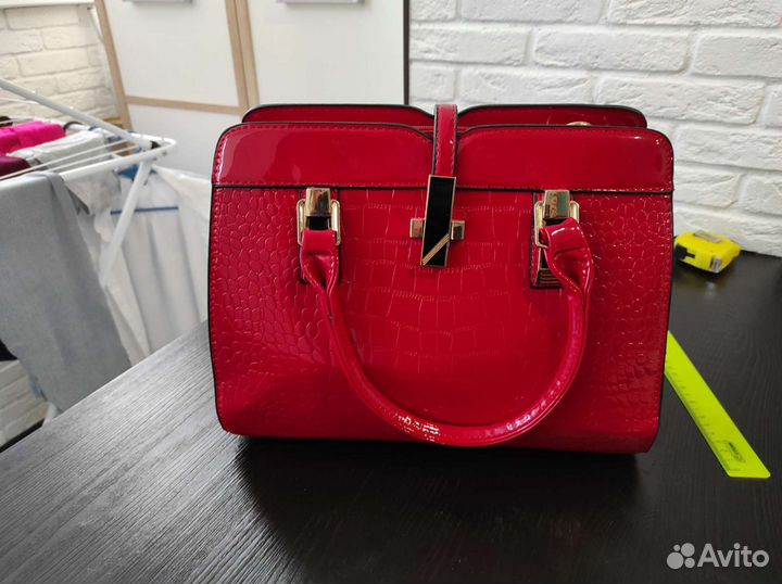 Сумка женская кожзам лак