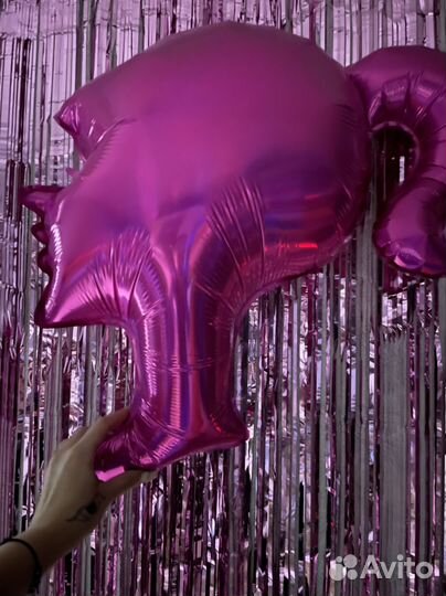 Шар фольгированный Барби профиль 71 см