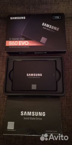SSD Samsung 860 EVO 1TB купить в Москве | Электроника | Авито