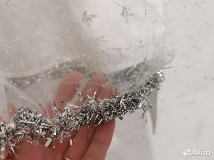 Платье снежинки 104 размер Pelican