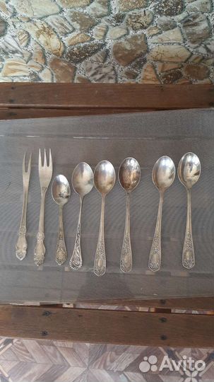 Столовые приборы мельхиор СССР
