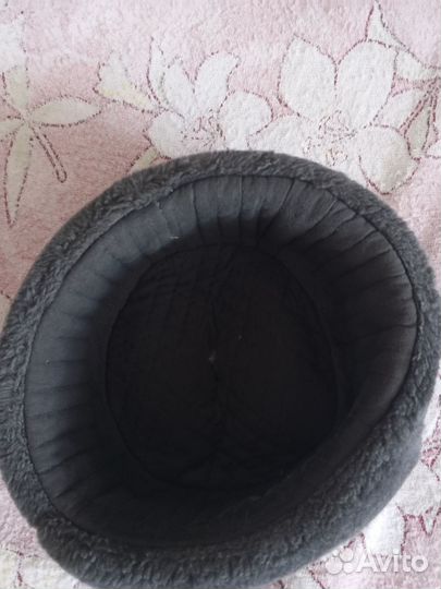 Парка офисная военная с шапкой и кашне