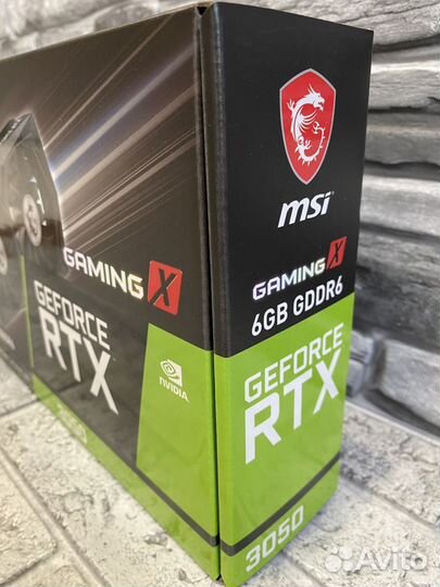 Видеокарта MSI Nvidia GeForce RTX 3050 Gaming X 6G